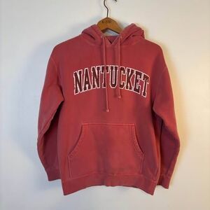 Nantucket Guava Beach Resortwear Size Small Pullover Hoodie Sweatshirt